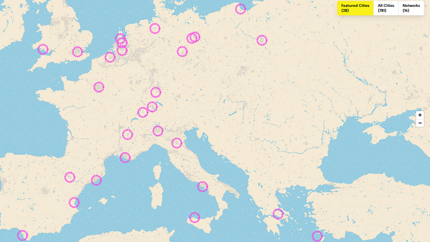 Mapping solidarischer Städte in Europa und weltweit