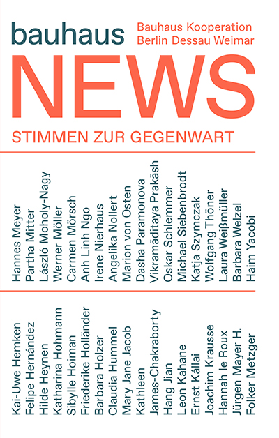 Div Hrsg Bauhaus News Stimmen Zur Gegenwart Leipzig 2015 Rosa Luxemburg Stiftung